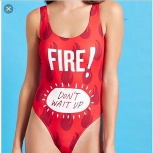 Taco Bell Fire swimsuit worn once
